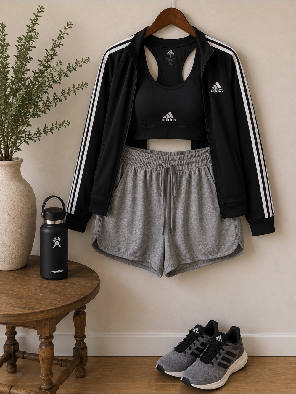 Athletic Works | Light Gray Performance Running Shorts Size M Drawstring